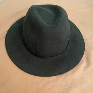 Brixton dark green felt hat